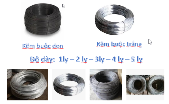 Kẽm buộc 1ly, 2ly, 3ly, 4ly, 5ly