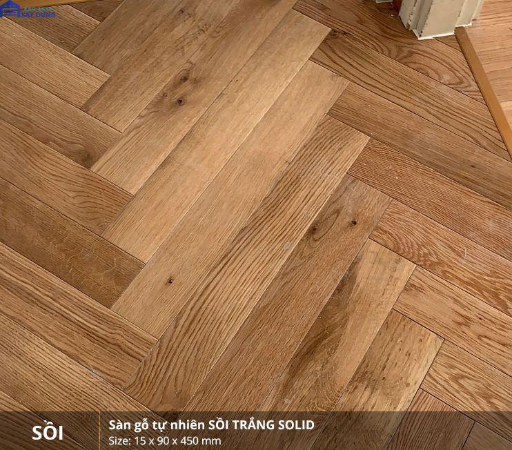 Sàn gỗ Sồi Trắng Mỹ 450 - Kho thép xây dựng